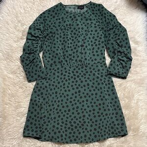 Green Polkadot Dress